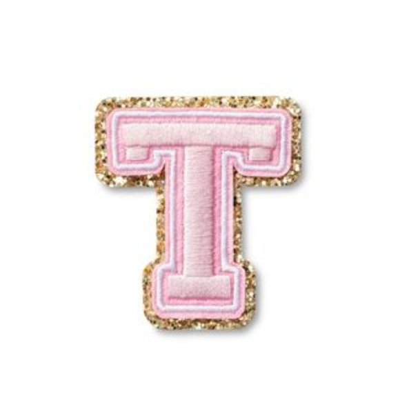Stoney Clover Lane x Target Light Pink Letter T Patch NIB - Picture 3 of 5